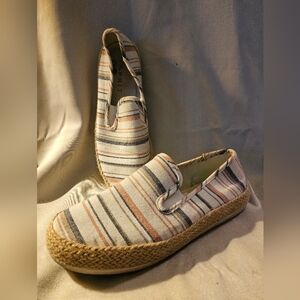 Esprit Striped Slip-On Espadrilles